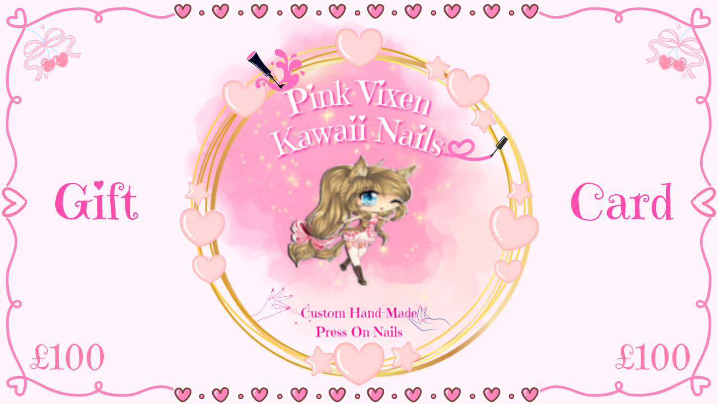 PinkVixen Kawaii Nails gift card